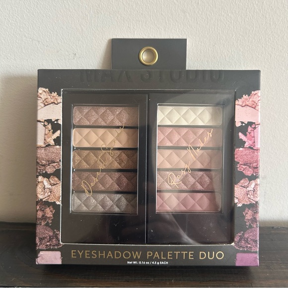 Max Studio Eyeshadow Palette Duo Desert Sands and Rosy Nudes NEW - Picture 1 of 5